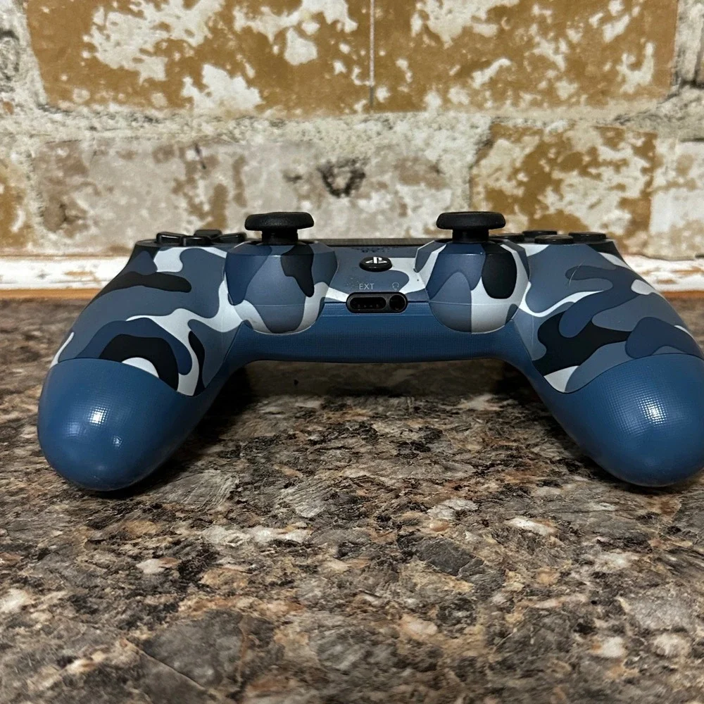 Sony DualShock 4 PS4 Controller Blue Camo OS Blue Good Wireless CUH-ZCT2U